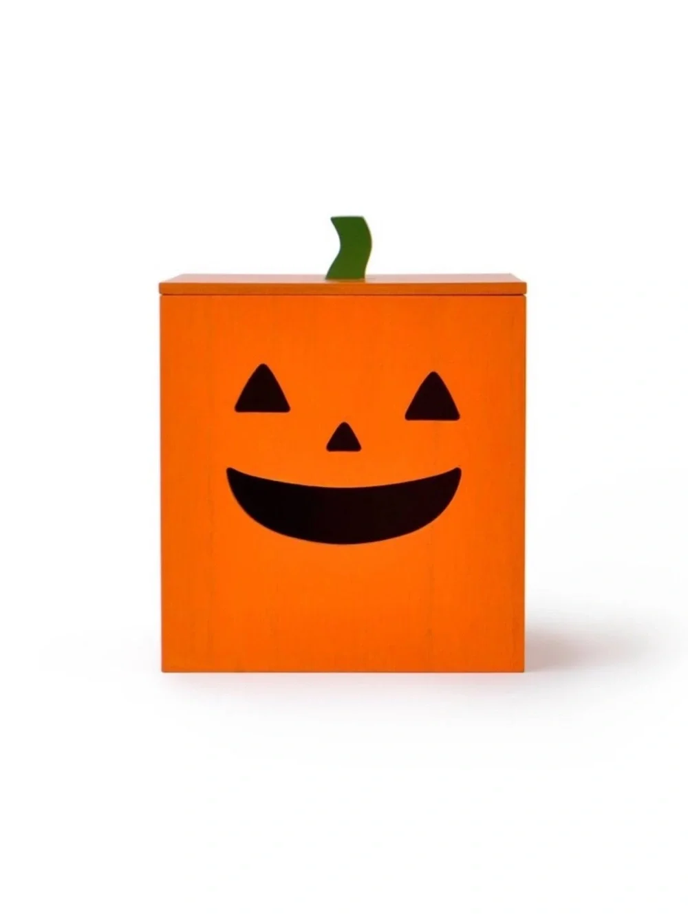 Jack o’Lantern Wooden Tissue Box Holder